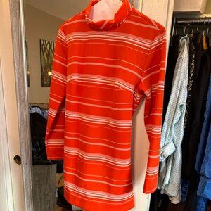 Vintage 70's Deep Orange Bleeker Street Mini